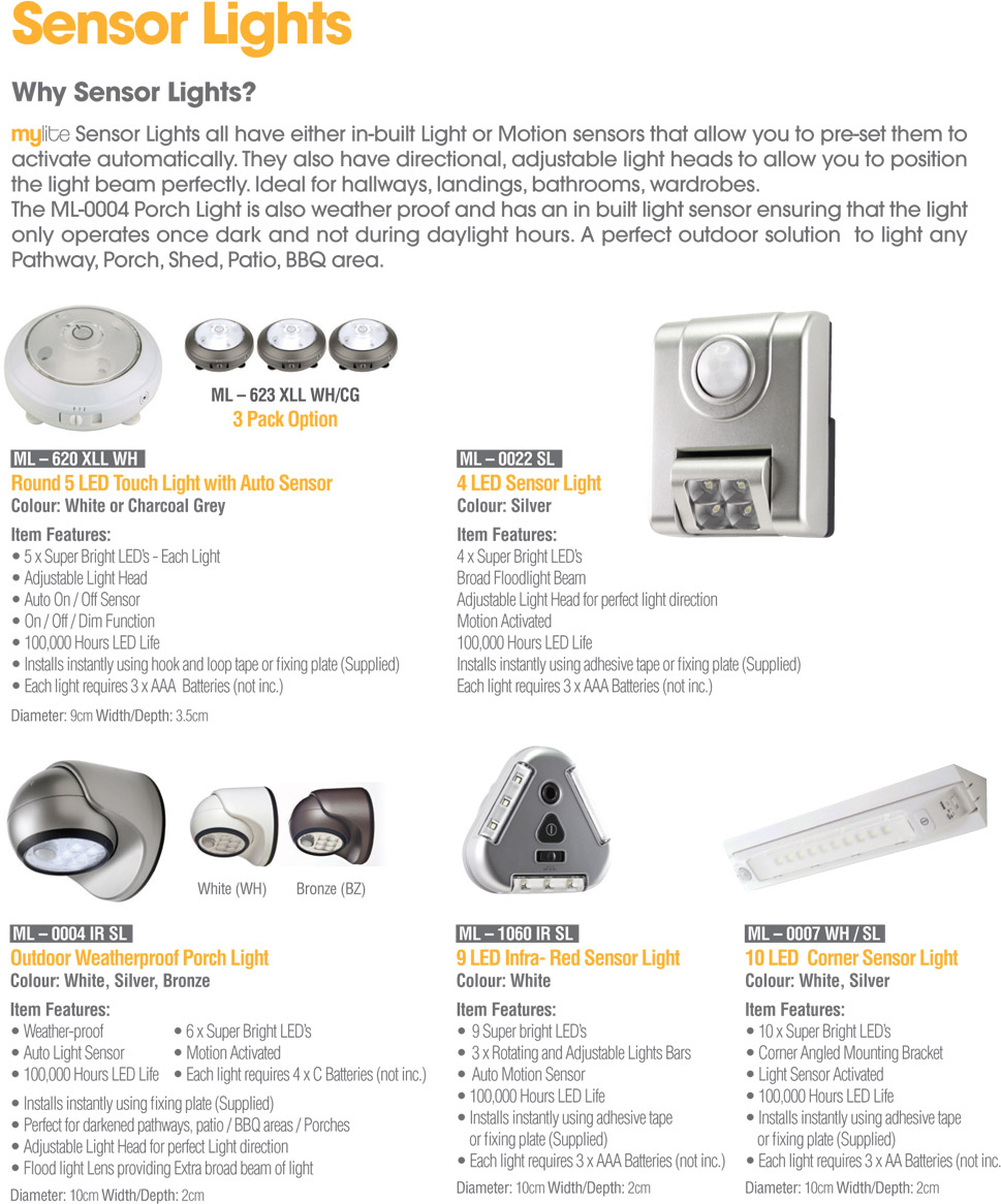 Sensor Lights